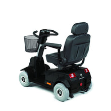 Load image into Gallery viewer, Fortress 1700 DT 4-Wheel Midsize Scooter Rear In Black