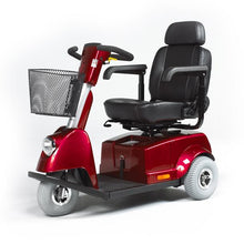 Load image into Gallery viewer, Fortress 1700 DT TA 3-Wheel Midsize Scooter In Red