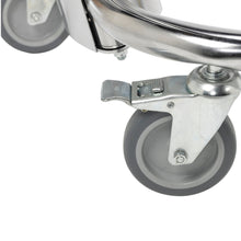 Load image into Gallery viewer, Hydraulic Patient Lift with Six Point Cradle, 5" Casters, Chrome