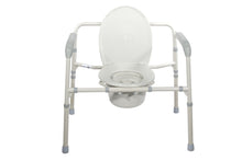 Load image into Gallery viewer, Heavy Duty Bariatric Folding Bedside Commode Chair