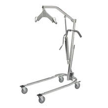 Load image into Gallery viewer, Hydraulic Patient Lift with Six Point Cradle, 5" Casters, Chrome