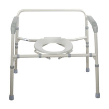 Load image into Gallery viewer, Heavy Duty Bariatric Folding Bedside Commode Chair