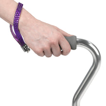 Load image into Gallery viewer, Bling Cane Strap, Purple
