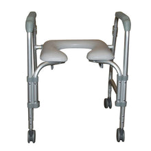 Load image into Gallery viewer, Lightweight Portable Shower Commode Chair with Casters
