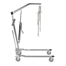 Load image into Gallery viewer, Hydraulic Patient Lift with Six Point Cradle, 5" Casters, Chrome