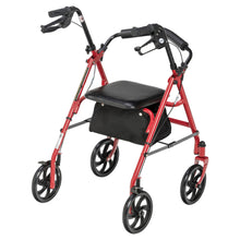 Load image into Gallery viewer, Four Wheel Rollator Rolling Walker