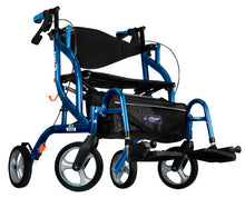 Load image into Gallery viewer, Drive Medical Airgo Fusion F23 Side-Folding Rollator &amp; Transport Chair
