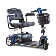 Load image into Gallery viewer, Pride Go-Go Sport 3-wheel mobility scooter in blue
