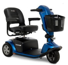 Load image into Gallery viewer, Pride Mobility Victory 10.2 3-wheel scooter in blue
