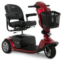 Load image into Gallery viewer, Pride Mobility Victory 10.2 3-wheel scooter in red
