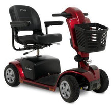 Load image into Gallery viewer, Pride Mobility Victory 10.2 4-wheel scooter in red
