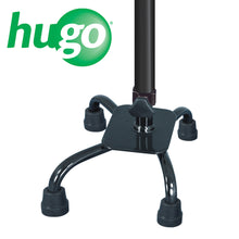 Load image into Gallery viewer, Adjustable Quad Cane for Right or Left Hand Use, Small Base, Ebony
