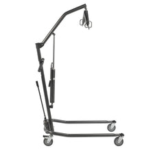 Load image into Gallery viewer, Hydraulic Patient Lift with Six Point Cradle, 5&quot; Casters, Silver Vein
