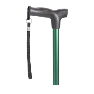 Comfort Grip T Handle Cane, Forest Green