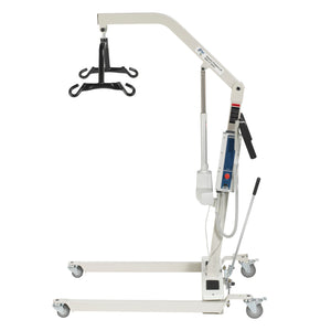 Bariatric Battery Powered Electric Patient Lift with Four Point Cradle and Rechargeable, Removable Battery, No Wall Mount