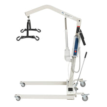 Load image into Gallery viewer, Bariatric Battery Powered Electric Patient Lift with Four Point Cradle and Rechargeable, Removable Battery, No Wall Mount
