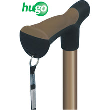 Load image into Gallery viewer, Adjustable Derby Handle Cane with Reflective Strap, Cocoa
