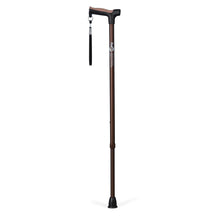 Load image into Gallery viewer, Adjustable Derby Handle Cane with Reflective Strap, Cocoa
