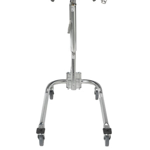 Hydraulic Patient Lift with Six Point Cradle, 5" Casters, Chrome