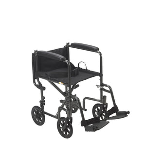 Lightweight Steel Transport Wheelchair