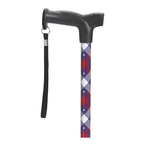 Comfort Grip T Handle Cane, Patriotic