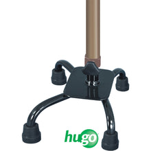 Load image into Gallery viewer, Adjustable Quad Cane for Right or Left Hand Use, Large Base, Cocoa
