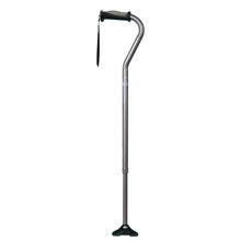 Load image into Gallery viewer, QuadPod Offset Cane with Ultra Stable Cane Tip, Smoke
