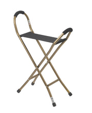 Load image into Gallery viewer, Folding Lightweight Cane with Sling Style Seat
