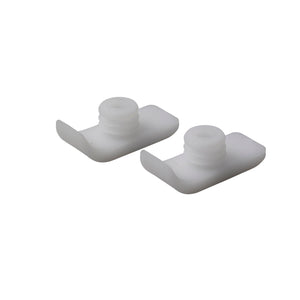 Walker Ski Glides, White, 1 Pair