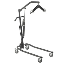 Load image into Gallery viewer, Hydraulic Patient Lift with Six Point Cradle, 5&quot; Casters, Silver Vein
