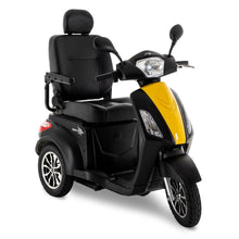 Load image into Gallery viewer, Raptor 3-wheel scooter in black and yellow
