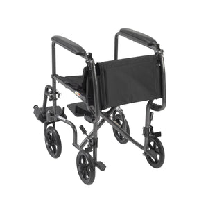 Lightweight Steel Transport Wheelchair