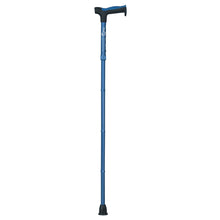 Load image into Gallery viewer, Adjustable Folding Cane with Reflective Strap, Aqua
