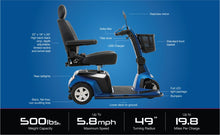 Load image into Gallery viewer, Pride Mobility Maxima 3-Wheel Mobility Scooter
