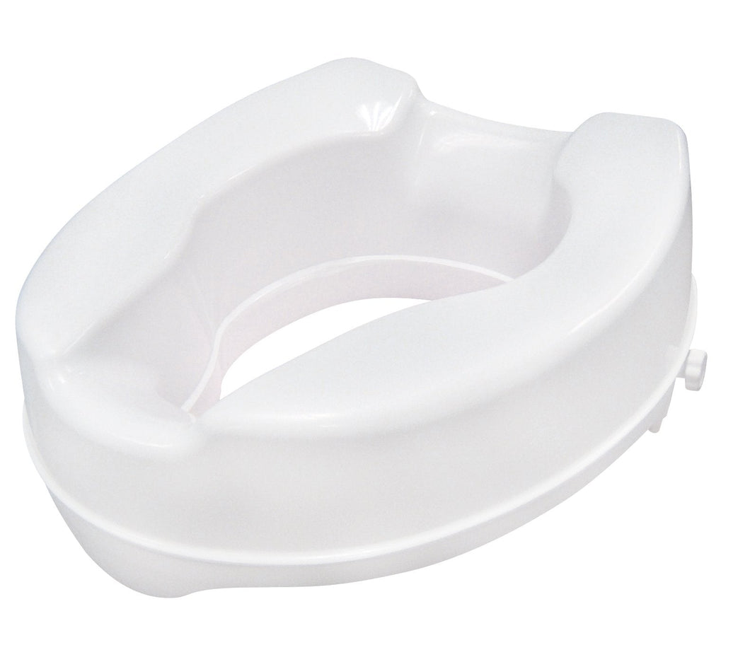 Raised Toilet Seat with Lock