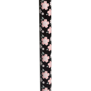 Foam Grip Offset Handle Walking Cane, Pink Floral