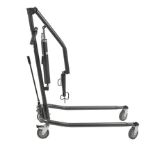 Load image into Gallery viewer, Hydraulic Patient Lift with Six Point Cradle, 5&quot; Casters, Silver Vein
