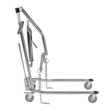 Load image into Gallery viewer, Hydraulic Patient Lift with Six Point Cradle, 5&quot; Casters, Chrome
